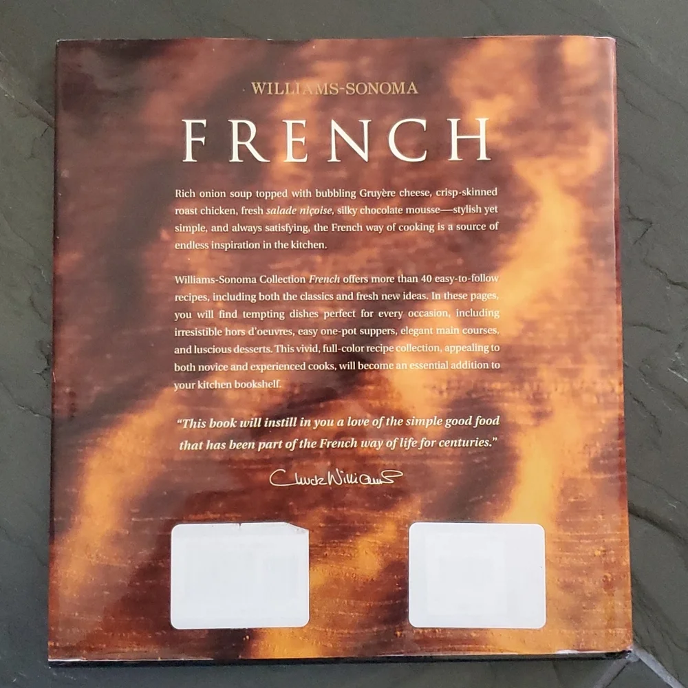 Williams Sonoma Cookbook / French / Kitchen Library
